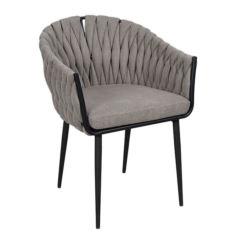 Silla de comedor de terciopelo con respaldo italiano, sillón moderno de lujo, lujoso