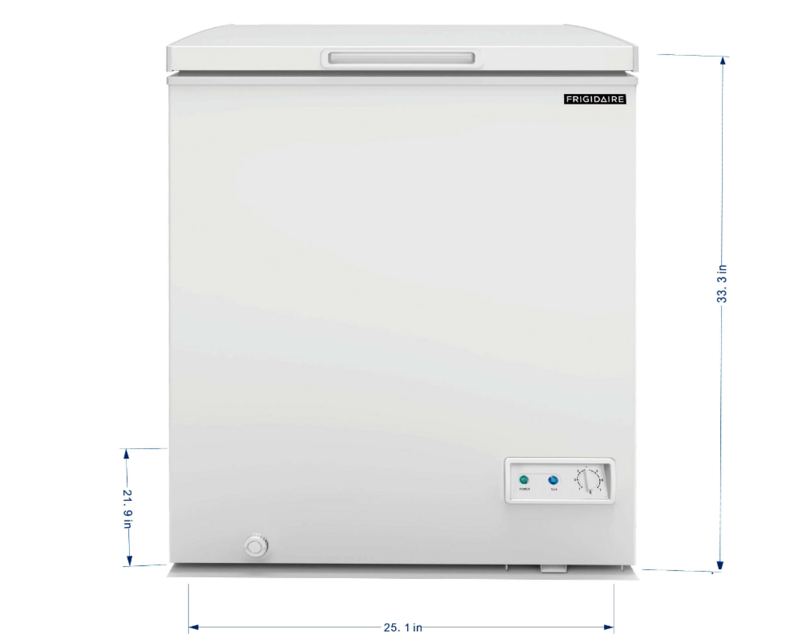Frigidaire-congelador de pecho 7,0 Cu. ft, EFRF7003, blanco
