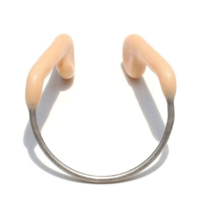 Soft Adult Kids Nose Clip Diving Swimming Snorkeling Training Silicone Metal Frame Nose Clip Surf Diving Water Sports Nose Clip