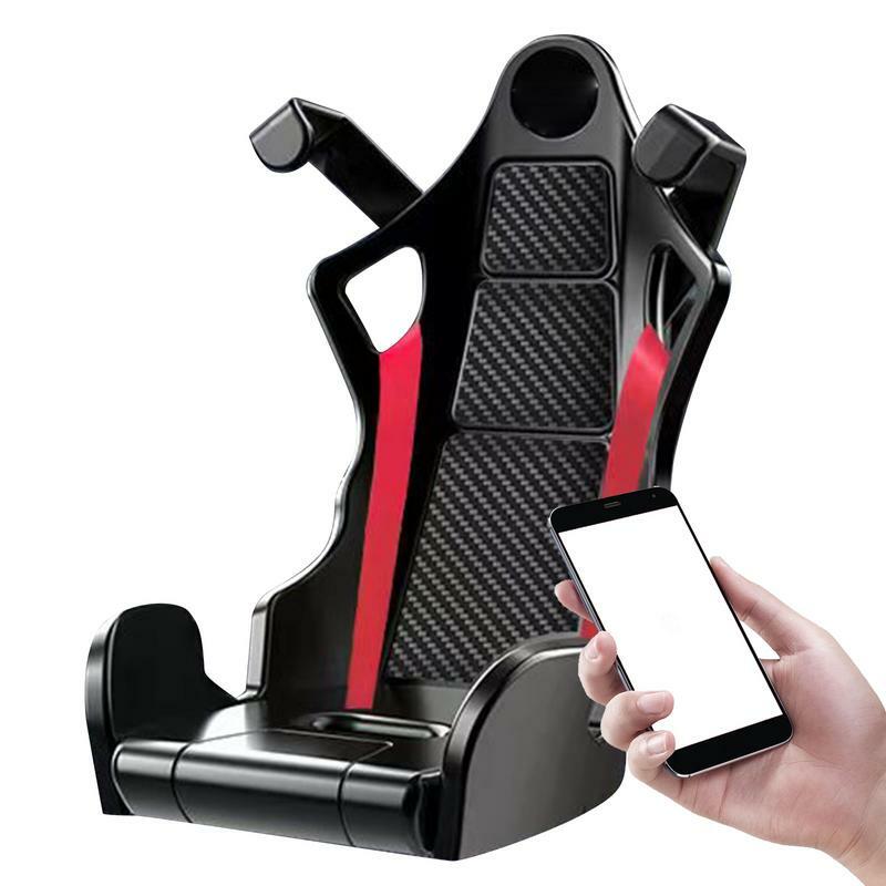 Supporto per telefono per sedile da corsa per auto Design creativo Presa d'aria Staffa di navigazione per auto Supporto per tele