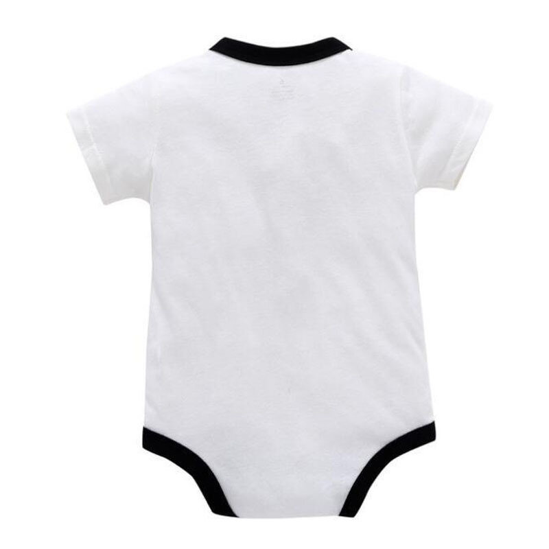 ملابس لحديثي الولادة ملابس صيفية رجالية السروال القصير 0-12 متر بدلة قفز قطنية للأولاد ملابس الجسم الرجالية مطبوعة أكمام قصيرة
