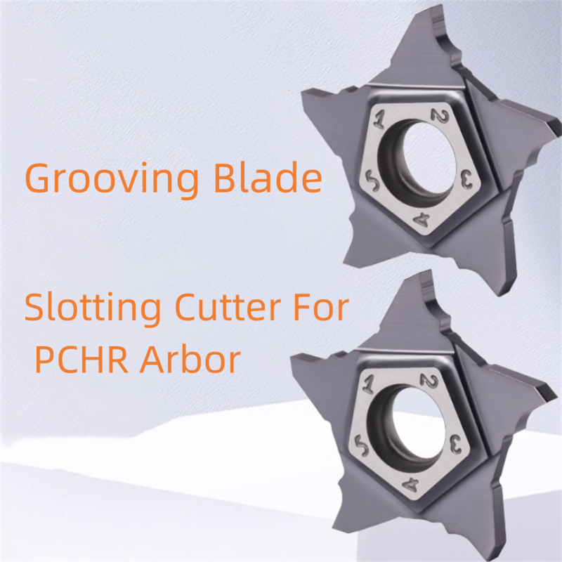 5pcs CNC Lathe Tools Carbide Slotting Insert PENTA 24N200PF020 for PCHR Tool Holder