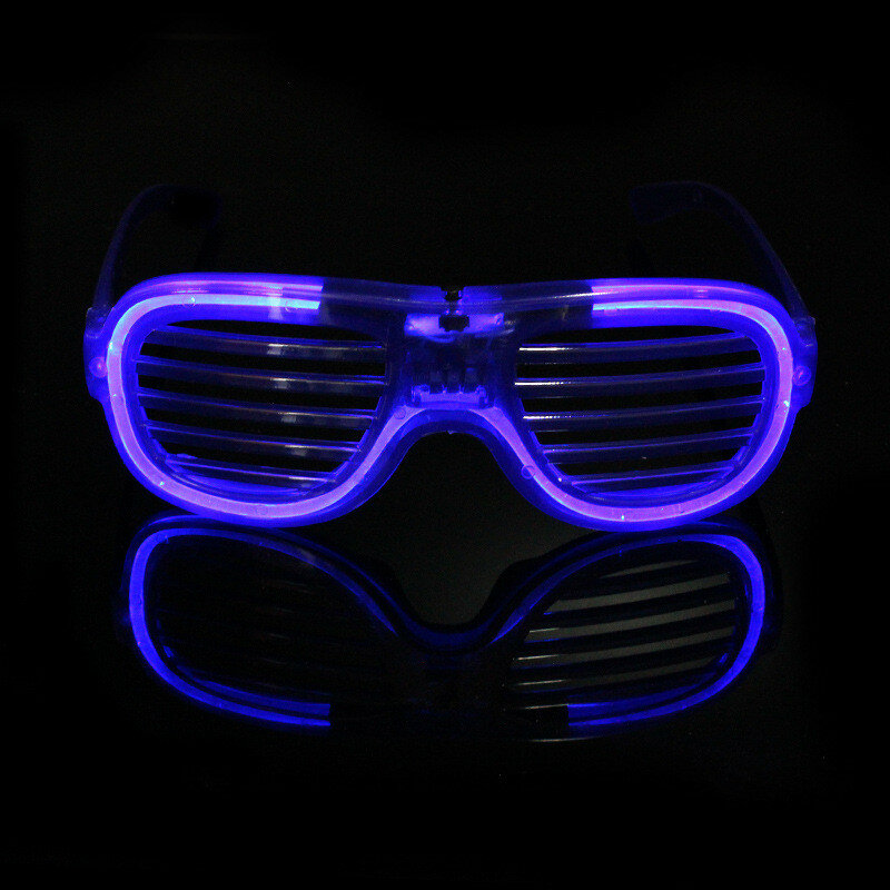 Kacamata hitam Led Cahaya Neon 480 buah, kacamata hitam dekorasi pesta ulang tahun untuk perlengkapan dewasa