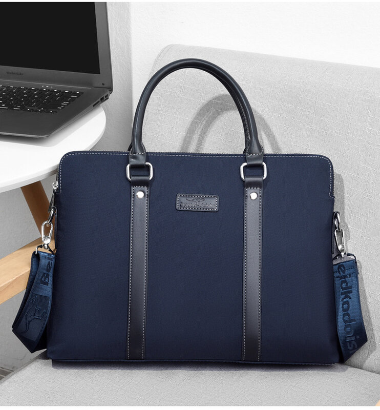 Nowe mody podwójny zamek błyskawiczny teczka wodoodporna Unisex torebka przyczynowy mężczyzna "torba na ramię crossbody torba na laptopa torba podróżna