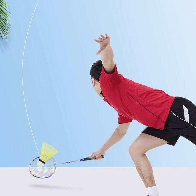 New Badminton Trainers Stretch Professional Badminton Machine Robot Racket Training Sport Self-study Practice Training Aid Tool