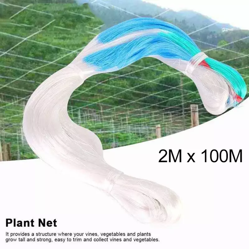 Durable High Quality Support Net Trellis Netting Mesh Netting Plant Support For Pea Trellis 2MX100M Accessories