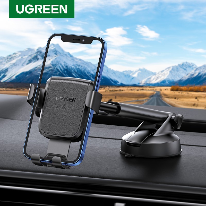 UGREEN-Soporte de teléfono para coche, ventosa de gravedad para iPhone 13, 12, Xiaomi, Redmi, Samsung y Huawei