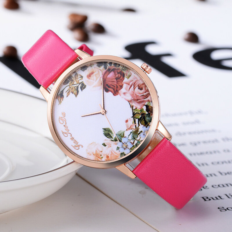 Moda damska luksusowy skórzany pasek analogowy zegarek kwarcowy damski zegarek damski sukienka Reloj Mujer zegar