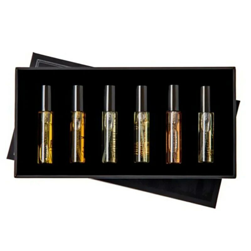 Kunden spezifisches Produkt benutzer definierte 5ml 10ml Fläschchen Sprüh flasche Parfüm Tester Roller Probe Verpackungs box für Parfüm proben