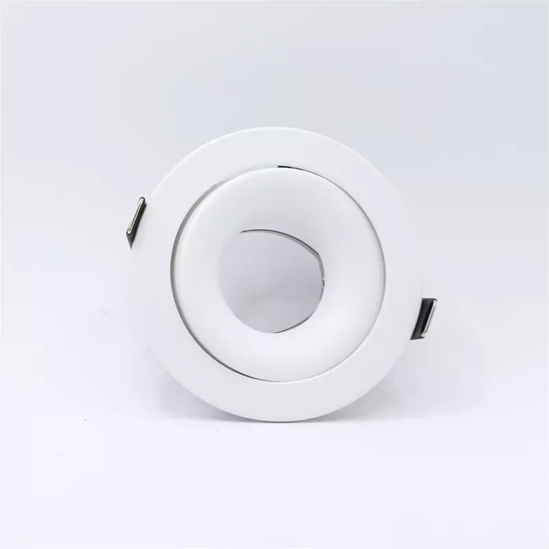 JOYINLED Round Recessed Ceiling Downlight Mounting Zinc Alloy Frame MR16 GU10 Bulb Replaceable Lamp Holder Fitting Fixtures