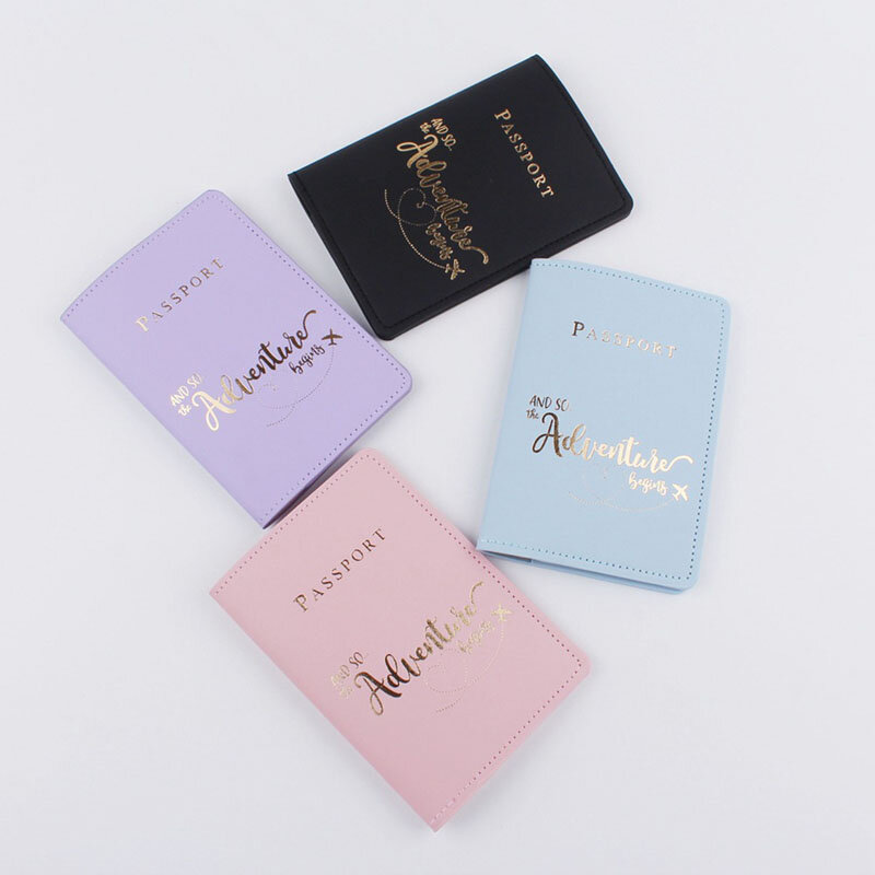 Travel Waterproof Dirt Passport Holder Cover Wallet Transparent Leather ID Passport Card Holders Business Credit Card Case Pouch