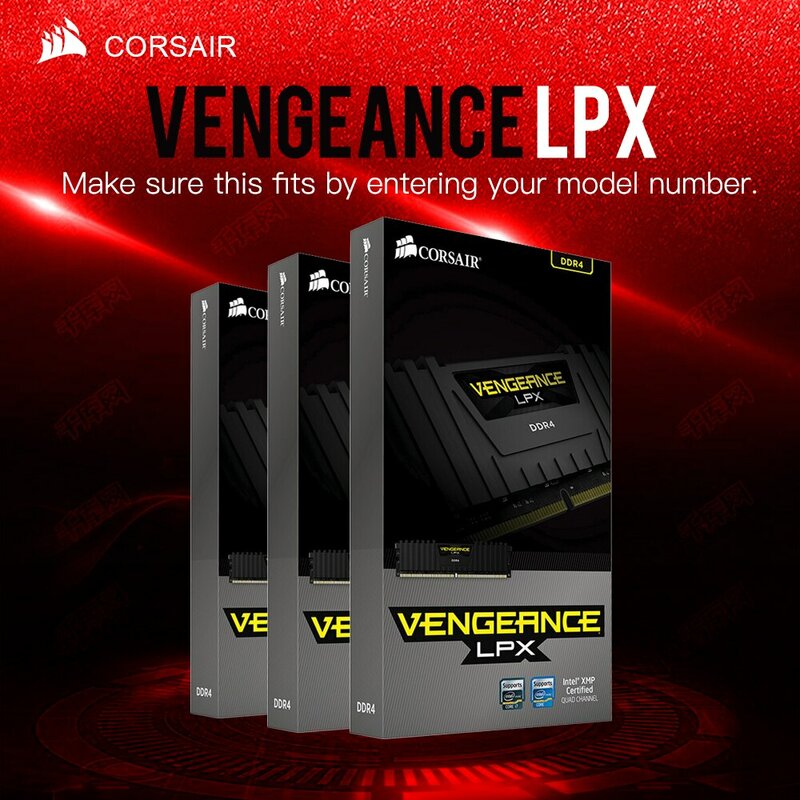 CORSAIR DDR4 RAM Память для настольных ПК Vengeance 16 ГБ 8 ГБ 3200 МГц 3600 МГц Dimm Memoria Rams PC4 Поддержка игровой памяти Материнская плата
