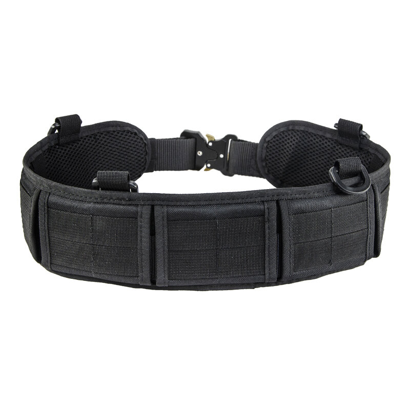 Cintura con fibbia Cobra cintura da caccia tattica in Nylon attrezzatura cintura tattica multifunzione stabile con imbottitura morbida