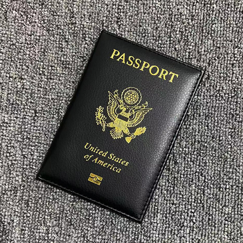 Da PU Mỹ Da Hộ Chiếu Passport Cover Nữ Thời Trang Da Mềm Passaporte Ốp Lưng Du Lịch Ví Đựng Hộ Chiếu Tài Liệu Người Tổ Chức