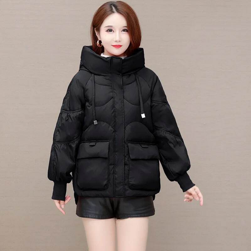 2022 New Winter and Autumn Women Long Sleeve White Duck Down Jackets Fashion Coats