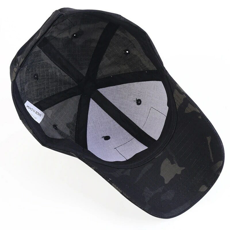 야구 모자 위장 전술 야외 군인 전투 페인트볼 조절 모자, 1 개