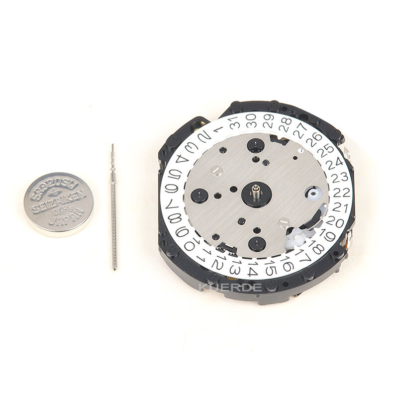 TMI-VD57C-3 Movimento cronógrafo padrão, pequeno segundo relógio acessórios, Japão Quartz, dados às 3 horas, 6.9.12