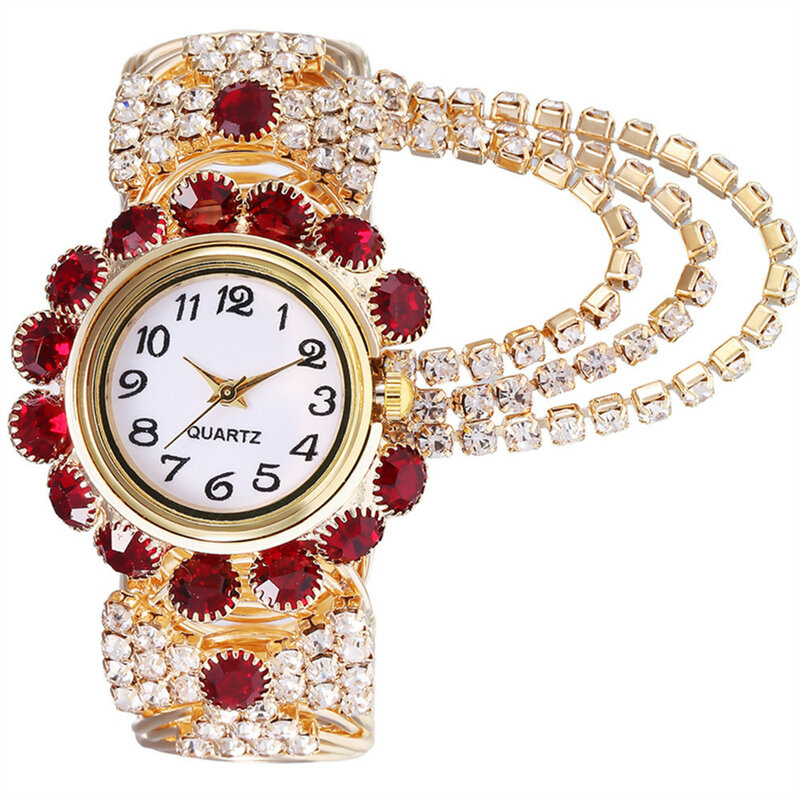 여성용 쿼츠 팔찌 시계, 패션 시계, 럭셔리 탑 브랜드, 크리에이티브 여성 모델 팔찌 시계, 2024 선물