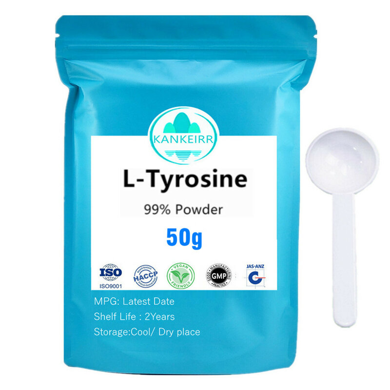 L-tirosina, 50-1000g, frete grátis