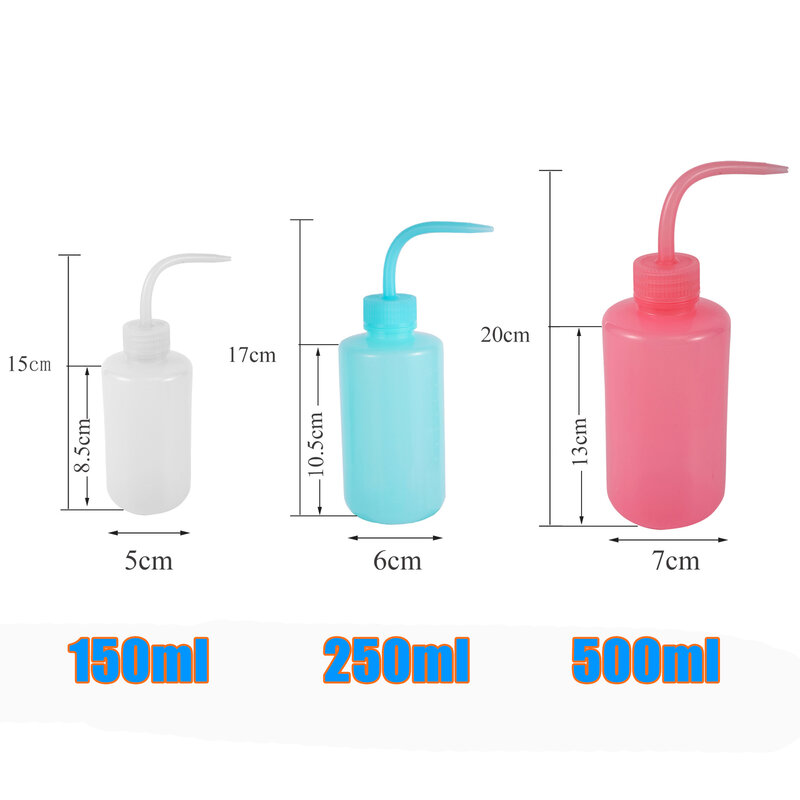 150/250/500ml Plastic Squeeze Bottle Pot Plants Watering Bottle Sauce Oil Dispenser Diffuser Wash Clean Bottle