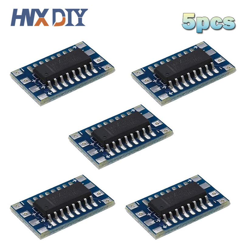 1-10pcs Serial Port Mini RS232 to TTL Converter Adapter Module Board MAX3232 115200bps DC 3-5V for Arduino