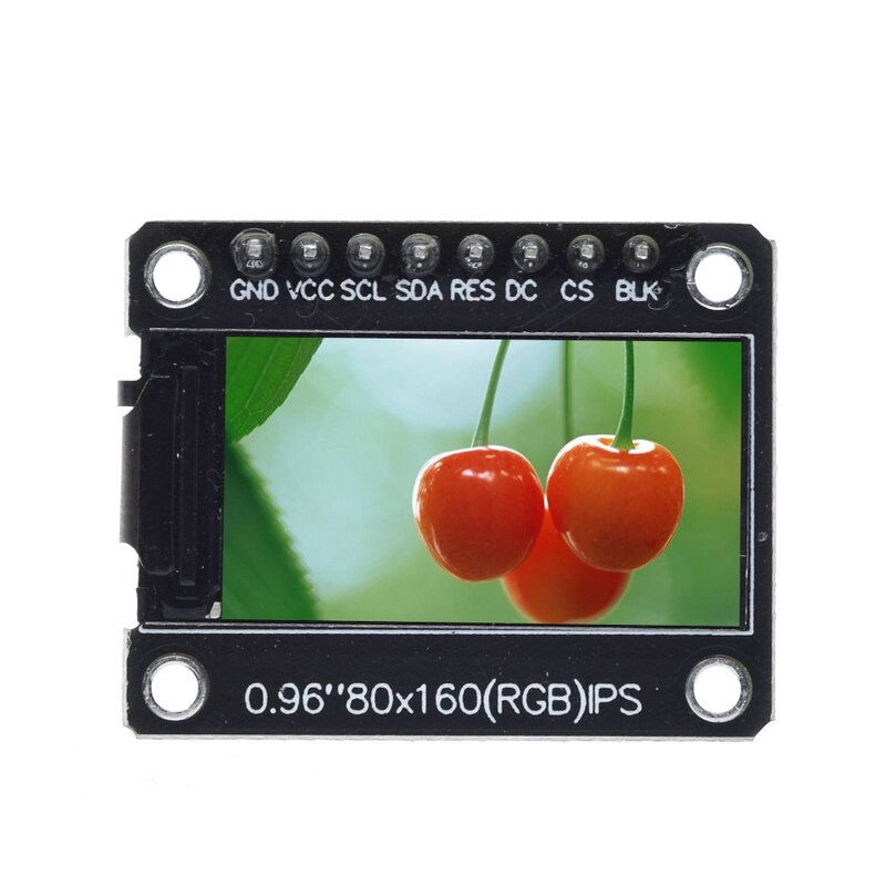 หน้าจอ tzt TFT 0.96/1.3นิ้ว IPS 8P/7P SPI HD 65K โมดูล LCD สีเต็มจอ ST7735ไดรฟ์ IC 80*160 (ไม่ใช่ OLED) สำหรับ Arduino