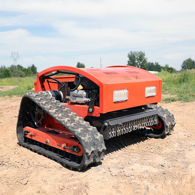 Mesin pemotong rumput Robot rumah tangga kendali jarak jauh tanpa kabel berrumput multifungsi yang dapat disesuaikan untuk penggunaan pertanian
