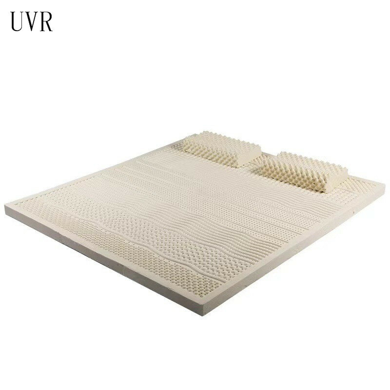 Uvr de alta qualidade engrossar alta densidade natural látex colchão quarto hotel tatami almofada cama única dupla respirável tapete chão