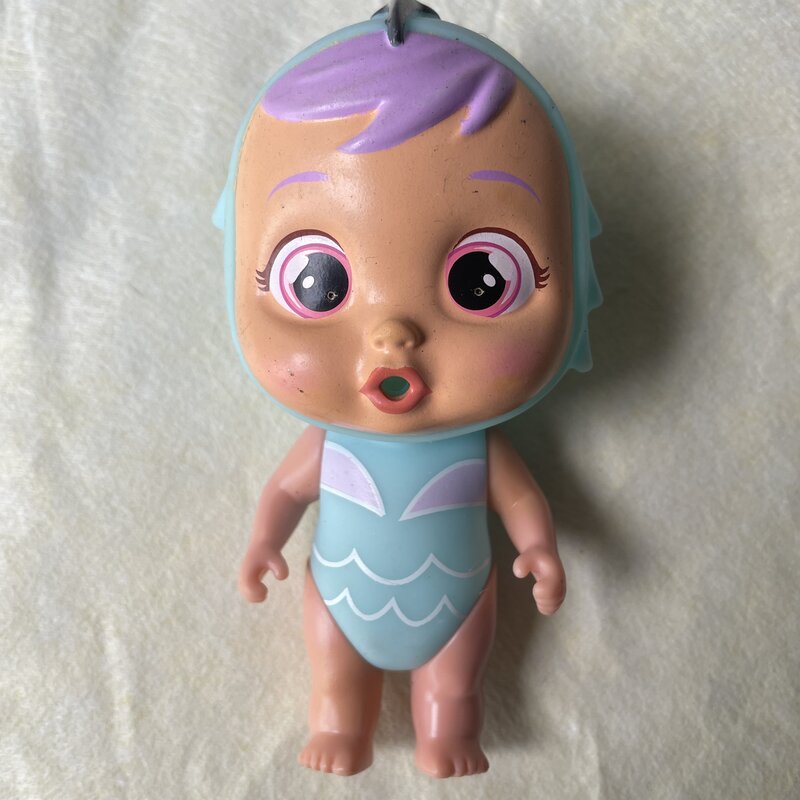 Boneca de simulação 3D original para meninas, boneca animal bonito, brinquedo infantil, presente de aniversário, original, 12cm
