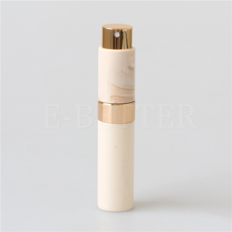 10Ml Penyemprot Botol Parfum Marmer Wadah Cair Portabel Botol Semprot Kaca Dapat Diisi Ulang Botol Perjalanan