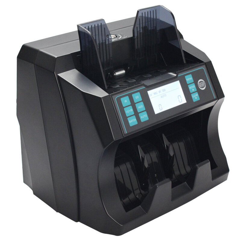 Contador de dinero de XD-680 para múltiples monedas, contador de billetes de dinero en efectivo, máquina de conteo, equipo financiera