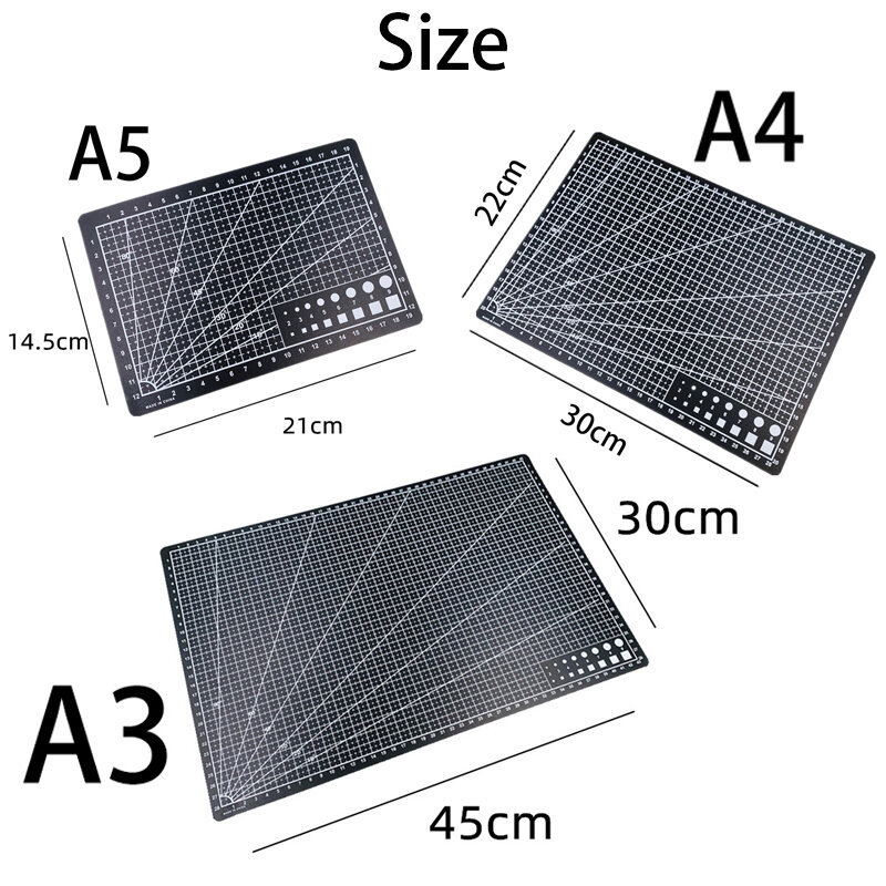 A3 A4 A5 Cutting Mat Cultural Educational Tool Double-sided Cutting Pad Art Engraving Board for DIY Handmade Art Craft Tool