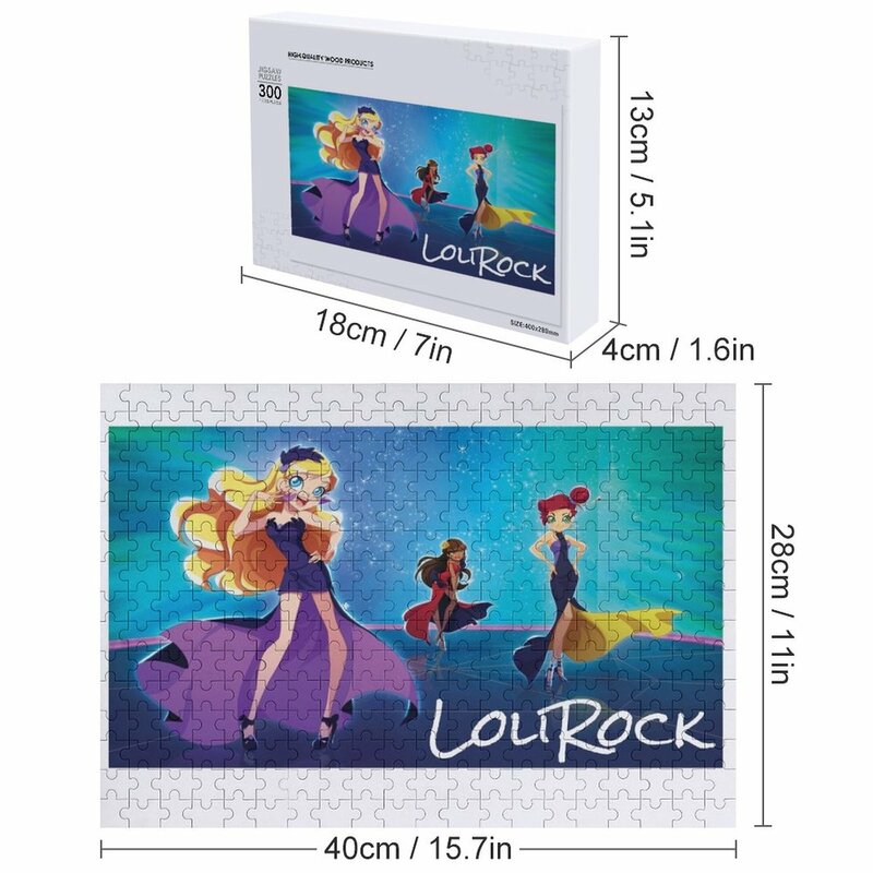 LoliRock 3 головоломка индивидуальный подарок пазл персонализированные подарки для детей индивидуальный подарок для детей