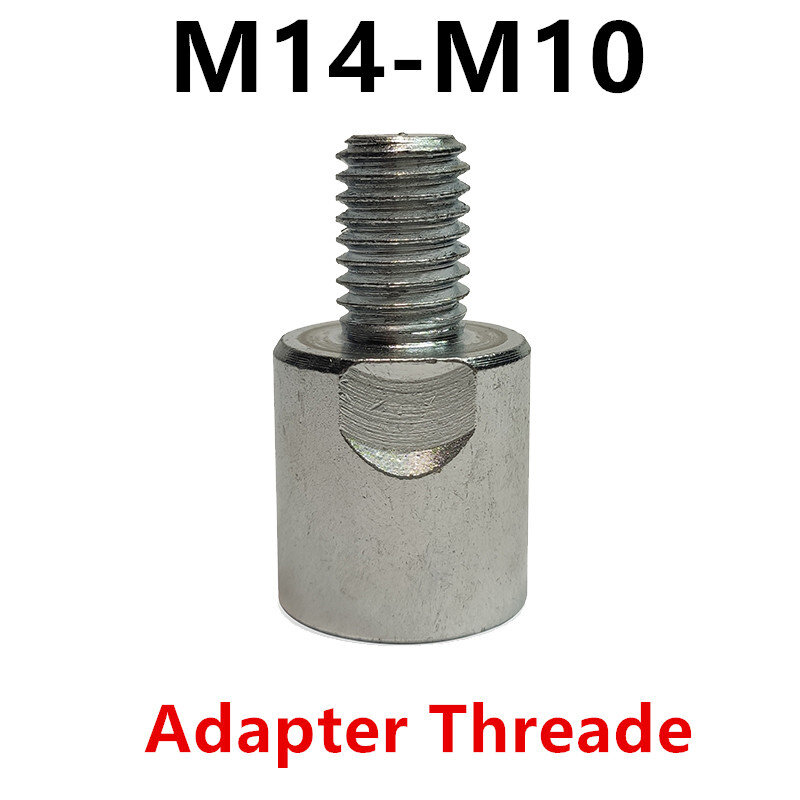 M10 M14 어댑터 앵글 그라인더 폴리셔 인터페이스 커넥터 스레드 컨버터 나사, 1 PC 연결 로드 너트 슬롯