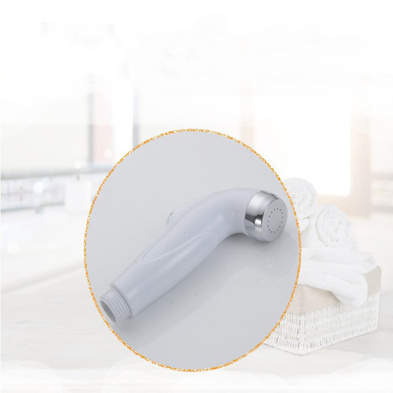 Women Shower Handheld Toilet Nozzle ABS Material Powerful Flusher White and Bathroom Shower Shower Portable Shower
