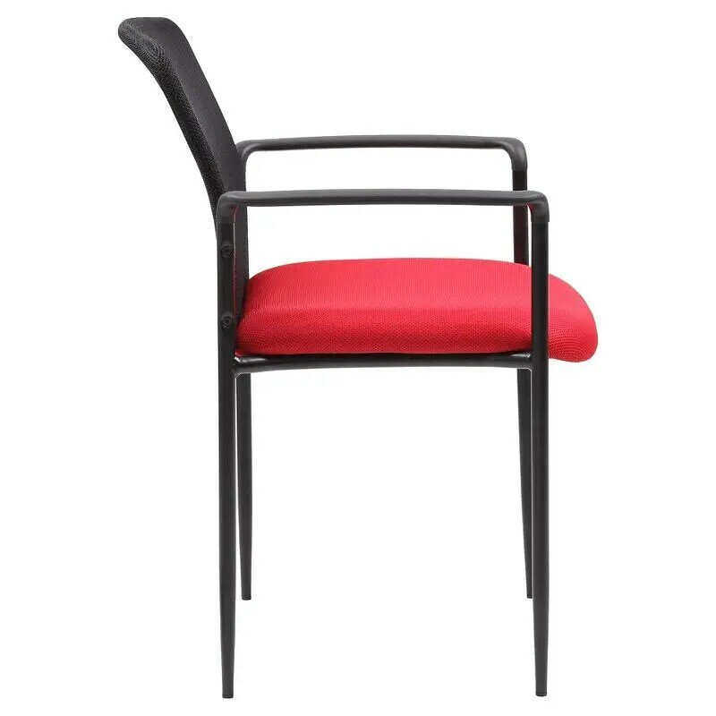 Czerwone krzesło biurowe w nowoczesnym stylu