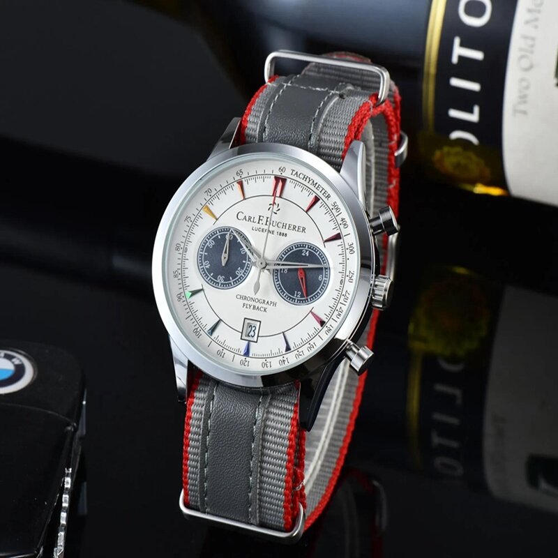 Bucherer watch limited edition Maliron series five-hand multi-function chronograph high quality men's designer Quartz watch