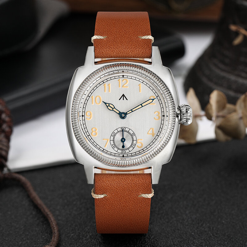 Militado ML03 Tribute 1926 VD78 jam tangan pergerakan kuarsa jam tangan baja tahan karat kristal safir Dial jam Romawi jam tangan tahan air 100M