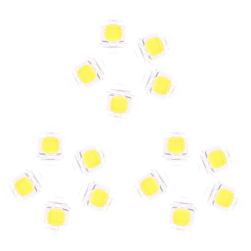 ウォームホワイトic LED電球、10W、3200k、800lm、9-12v、15個