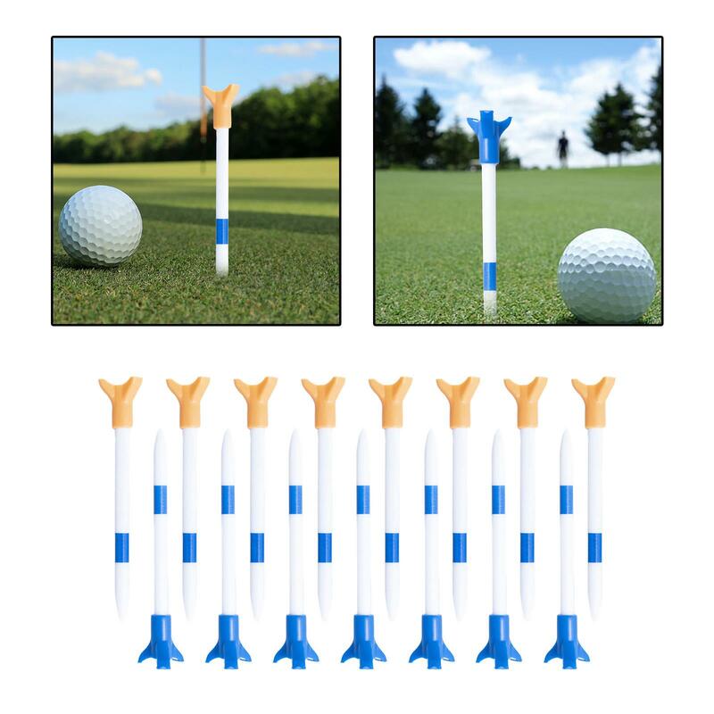 15x Golf Tees Equipment Golf Fly Ball Tees for Beginners Players Golfer Gift