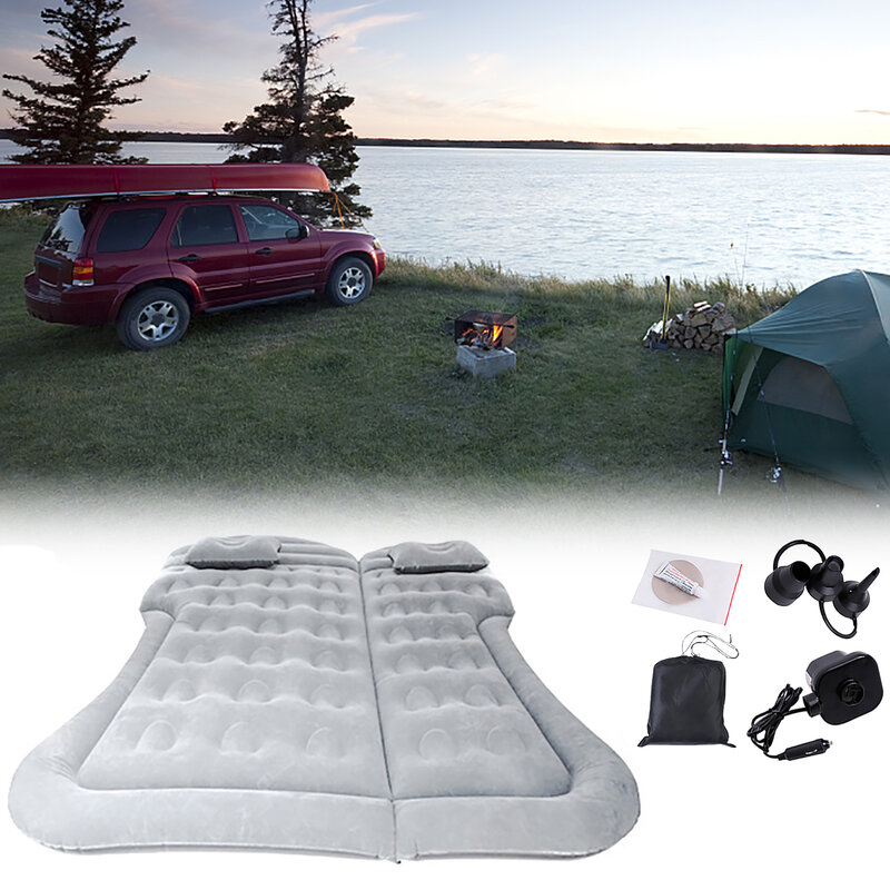 Car Inflatable Sofa Air Inflatable Travel Mattress Universal For Back Seat Multi Functional Sofa Pillow Outdoor Camping Mat