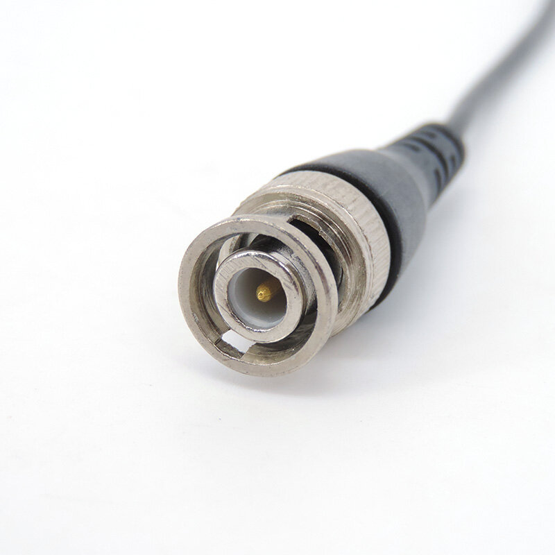 BNC male female cable shielding plug connector Pure copper jumper Q9 monitoring coaxial signal video tail 19cm Welding free W1