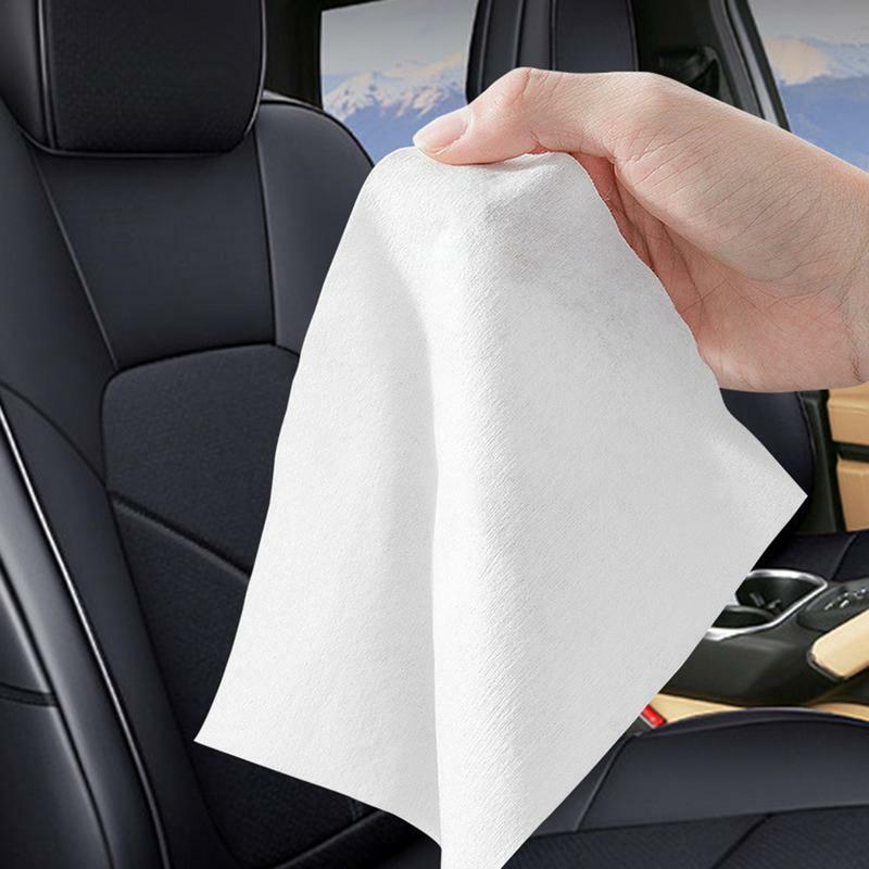 Salviette per la pulizia degli interni dell'auto salviette per la pulizia della pelle del sedile del cruscotto dell'auto multifunzionali salviette per la pulizia degli interni dell'auto in tessuto Non tessuto