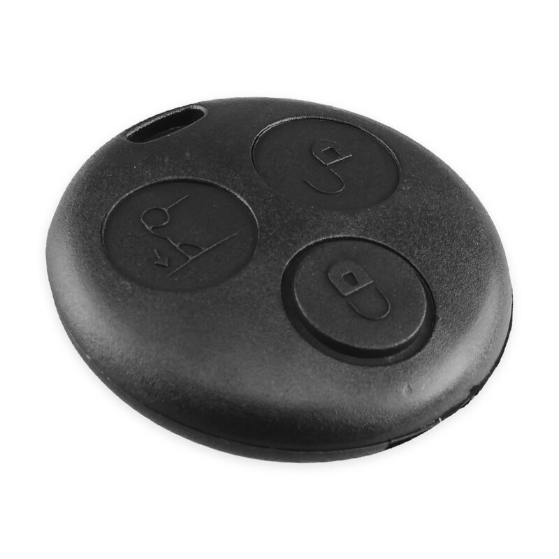 KEYYOU Replacement For Mercedes Benz MB Smart Fortwo 450 Forfour Roadste 3 Button No Blade Shell Key Cover Fob Case