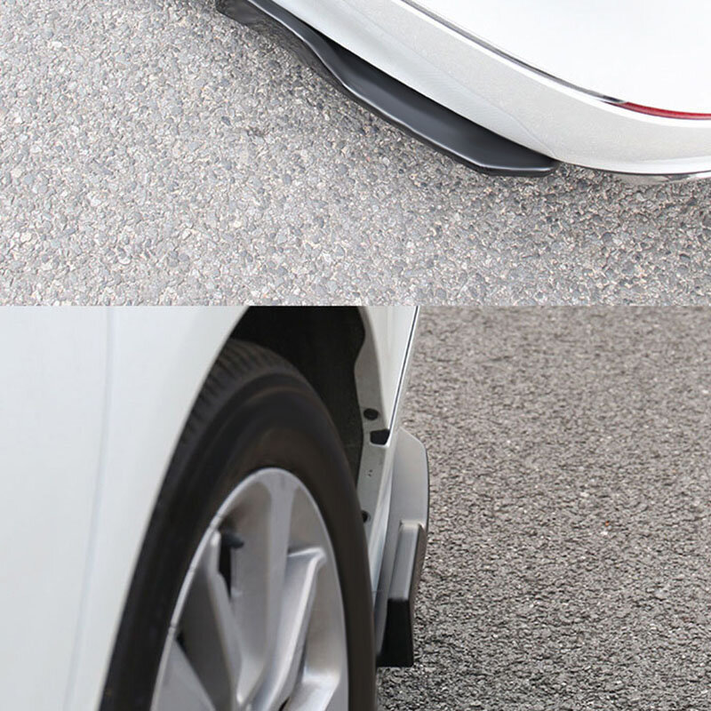 2Pcs Matte Black Car Rear Bumper Splitters Side Corner Protector for Honda Accord