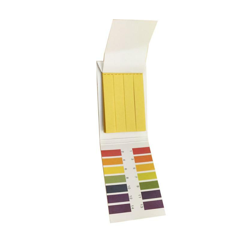 แถบกระดาษทดสอบค่า pH แบบเต็มเครื่องควบคุมค่า pH เครื่องบอก1-14st กระดาษลิตมัสชุดกาวน้ำ