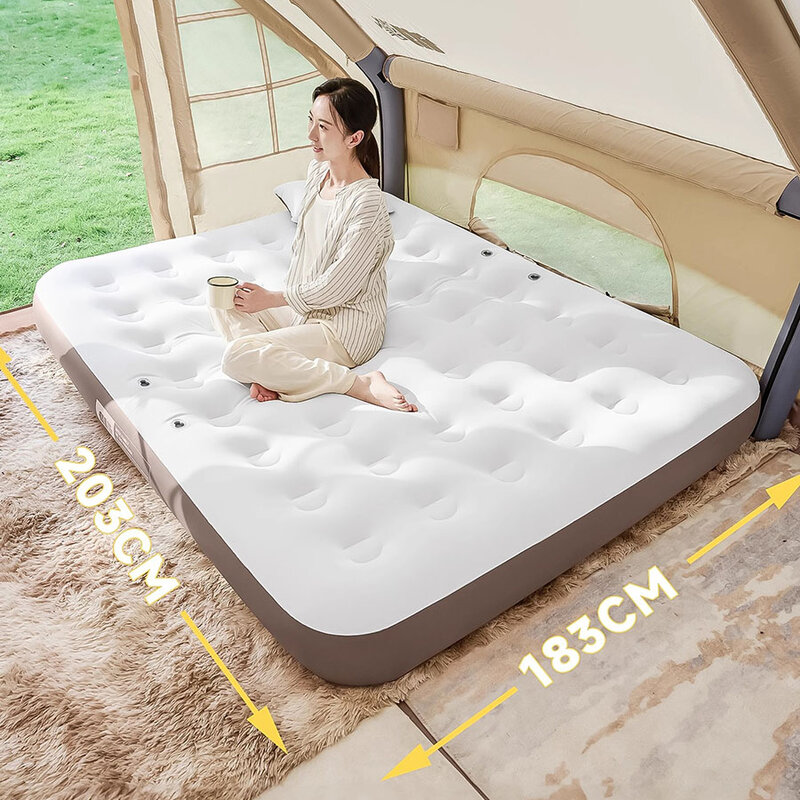 Adults Couples Air Sofa Bed Inflatable Cumbed Camping Nature Air Sofa Outdoor Romantic Relexing Beach Lounge Glamping Air Chair