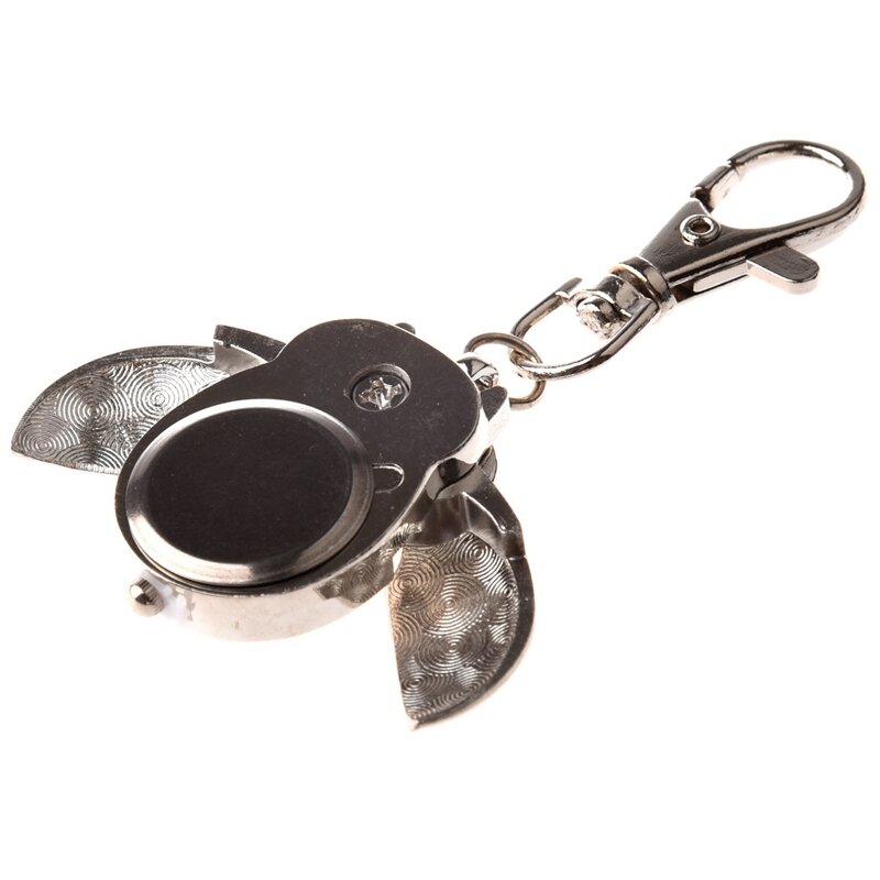 3X Owl Watch W / Keychain Clip Pocket Watch