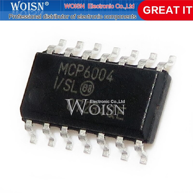 10 pièces MCP6004-I/SL MCP6004 SOP-14