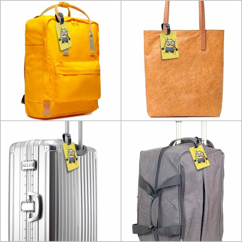 Etichetta identificativa della copertura della Privacy del bagaglio della valigia dell'etichetta dei bagagli dei Minions personalizzati
